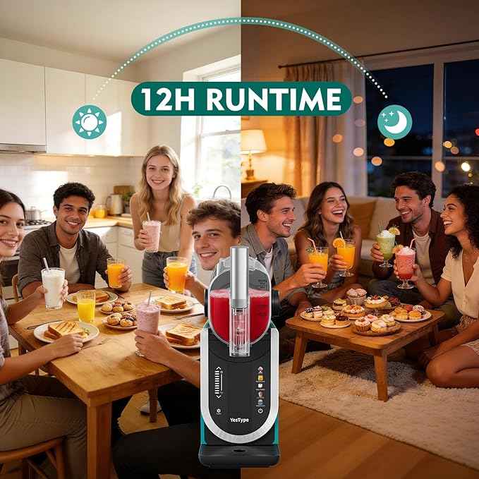 Slushie Machine for Home, No Ice Needed Margarita Machine & Slushy Machine, 5 Preset, Rapid Freezing, Self-Cleaning, 66oz Slushie Maker for Frappes, Spiked Slush, Ice Cream, Dark Green