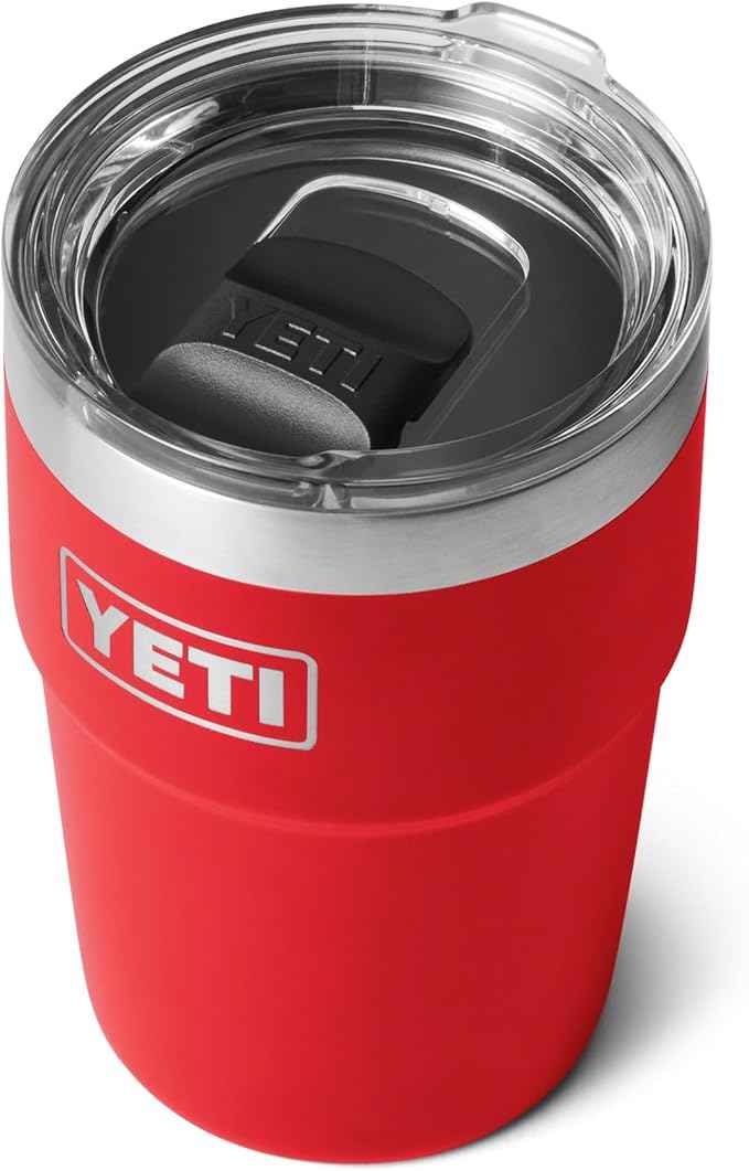 YETI Rambler 16 oz Stackable Tumbler, Vacuum Insulated, Stainless Steel with MagSlider Lid | Stackable, Vacuum Insulated, MagSlider Lid, Stackable, Vacuum Insulated, MagSlider Lid