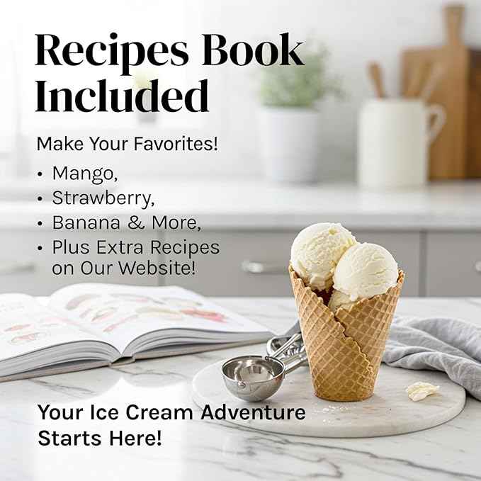 Cooler Concepts 1.2 Qt Unicorn Electric Ice Cream Maker for Kids - Best Countertop Ice Cream Machine for Homemade Soft Serve, Sorbet, Gelato, Frozen Yogurt - Fun Desserts for Families, Easy to Clean