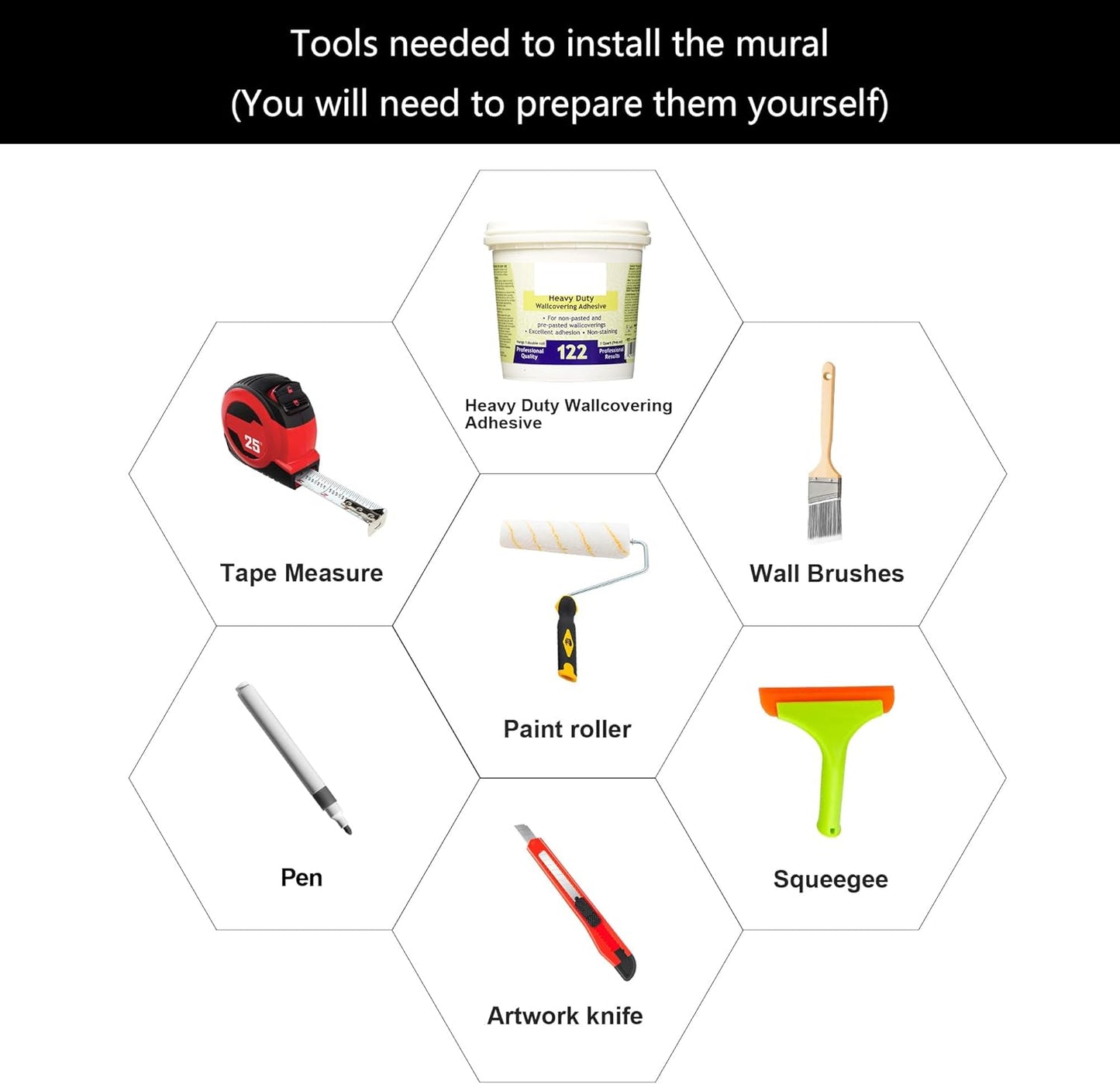 WFBHUA-Galaxy Wallpaper Mural Kids Nursery Wallpaper Cosmic Planets Wall Mural Decoration for Boys Room Playroom(Not Peel and Stick)