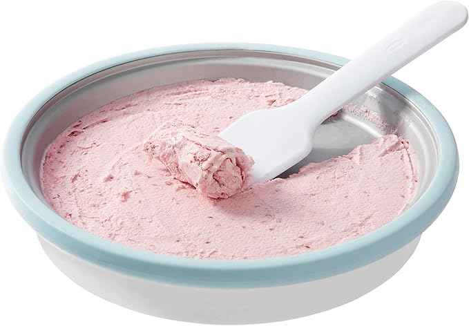 Chef'n 5255870 Sweet Spot Ice Cream Maker, Includes Recipe Book, Blue Glow
