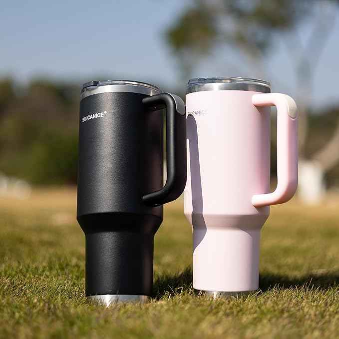 For Travel & Gym – Never Drink from a Moldy Lid Again: 40oz Hygienic Tumbler, 100% Leakproof Lid & Removable Foldable Spout. Reinforced Base, Fits Cup Holders - Gray