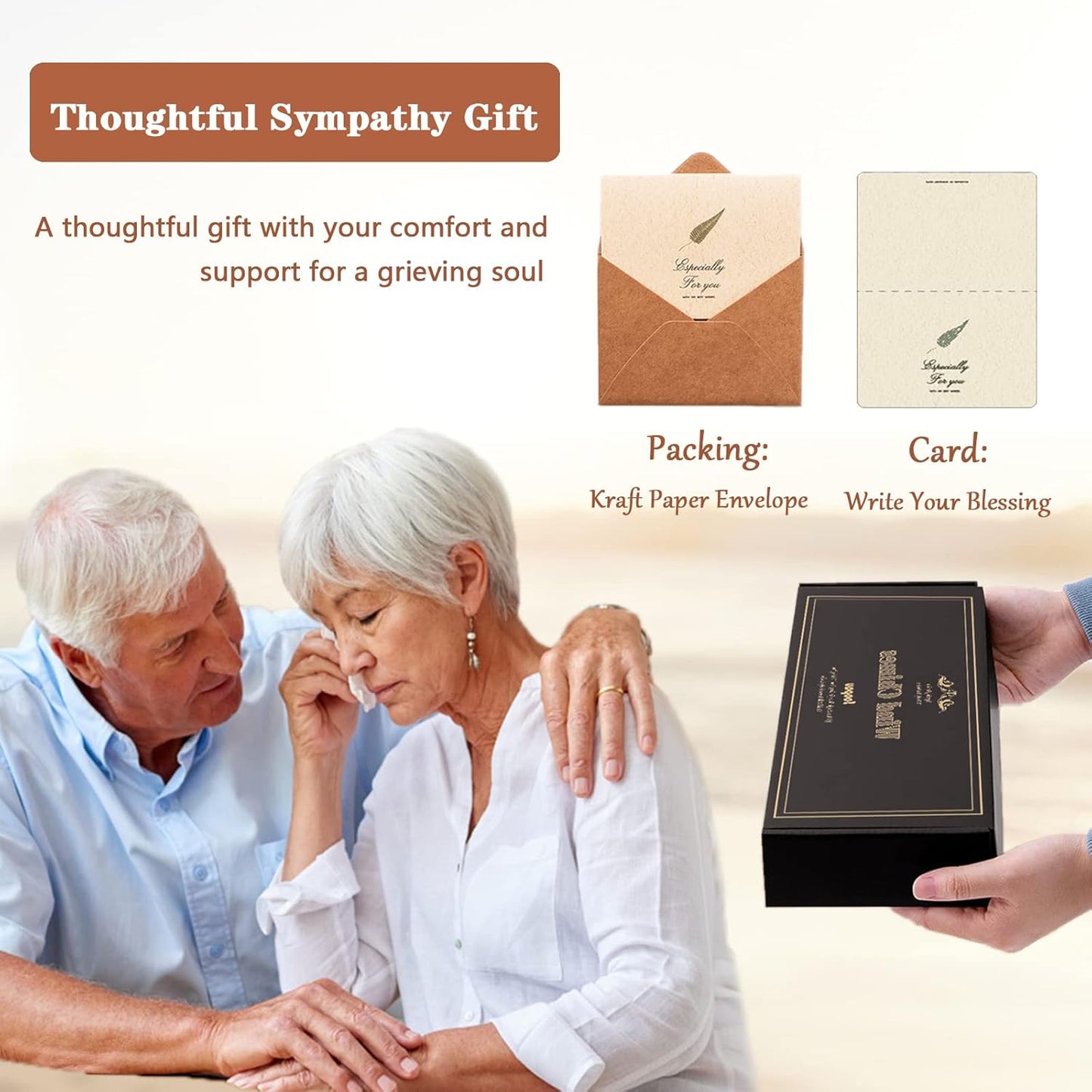 Sympathy Wind Chimes, Memorial Wind Chimes for Loss of Loved One, Sympathy/Memorial/Bereavement/Condolence Funeral Gifts in Memory of a Loved One Mother Father, 30" Wooden