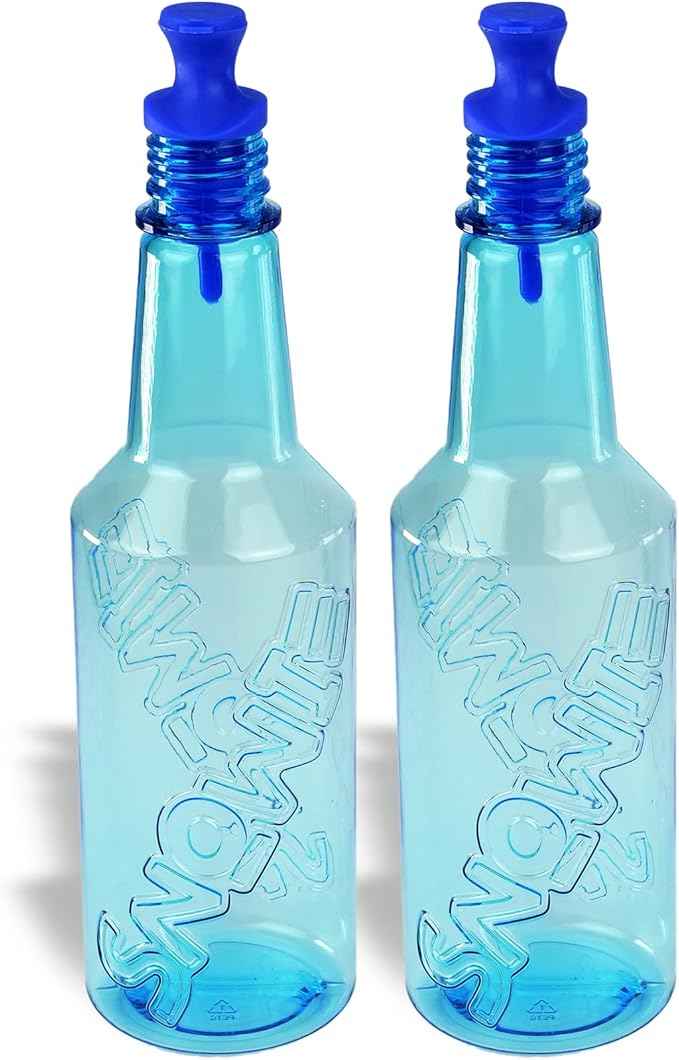 SNOWIE - Little Snowie Max Snow Cone Machine - Premium Shaved Ice Maker, With Powder Sticks Syrup Mix, 6-Stick Kit, Light Blue