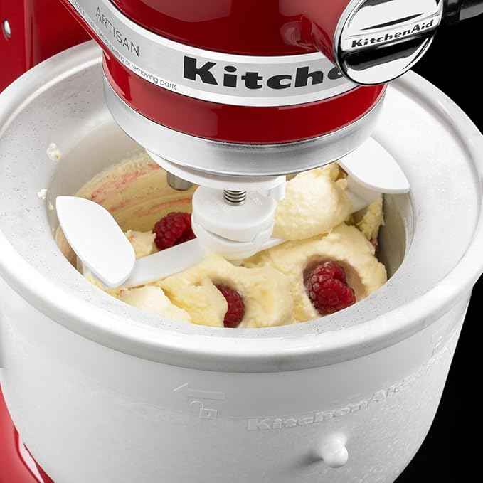 KitchenAid KAICA Ice Cream Maker Attachment (Renewed)