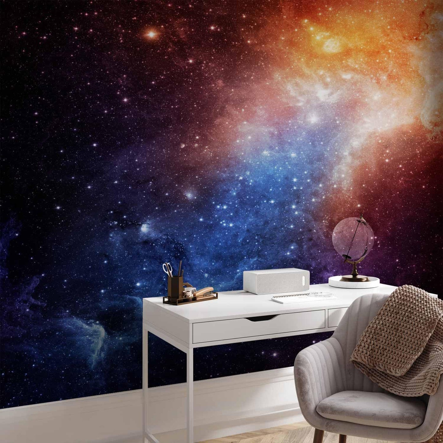 artgeist Wall Mural Cosmos Galaxy 98x69 in - XXL Non-Woven Wallpaper Fleece Wall Decor Photo Print Picture Image Design Home f-B-0057-a-a