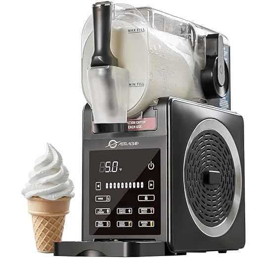 Slushie Machine with Soft Serve Ice Cream Mode, Slushy Maker for Home Frozen Drink Maker with 7 Presets, Auto Rinse, Low-Sugar & Alcohol Alerts – For Slush, Milkshakes, Margaritas & Frappés