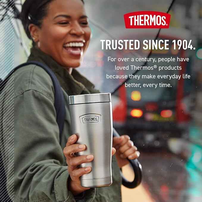 THERMOS ICON SERIES, Stainless Steel Tumbler, Glacier, 16 oz