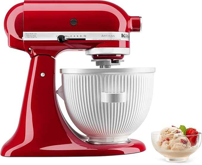 KitchenAid Ice Cream Maker and Food Grinder Attachments for Stand Mixers