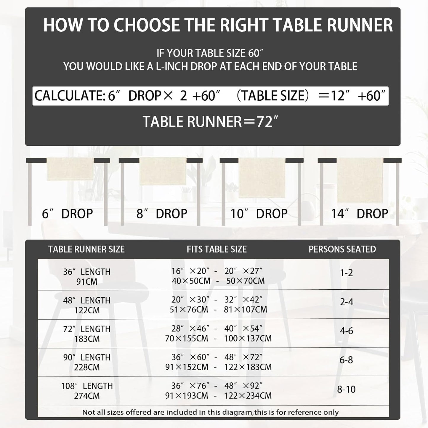 XCHI Spooky Skeleton Ghost Pumpkin Halloween Table Runner Party Table Decoration for Home Kitchen Dining Holiday Decor 13x108 Inch