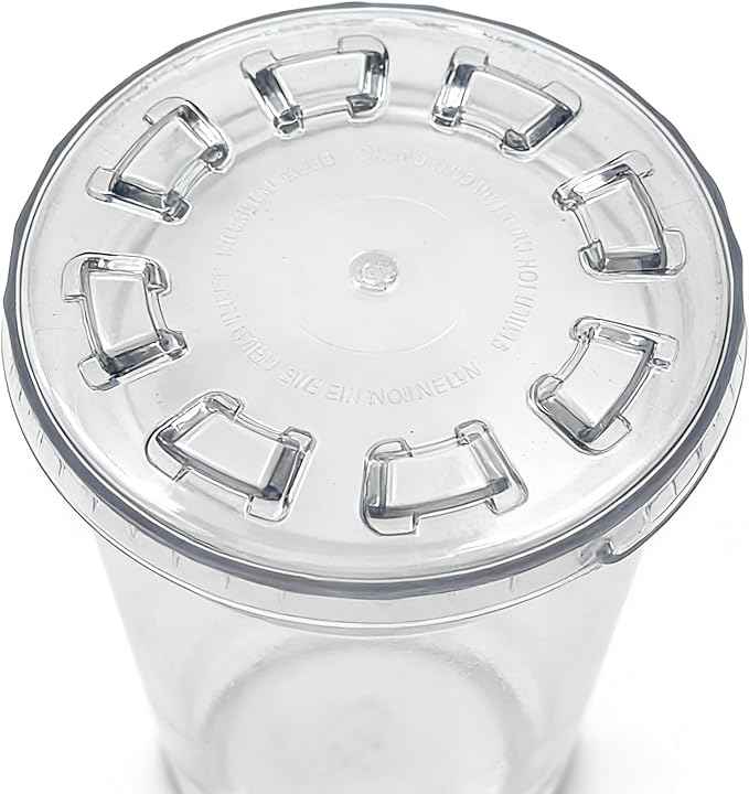 Replacement Paddle, Outer Bowl with Lid,2pcs Pint with Lid, compatible with Ninja Creami Ice Cream Maker: NC500, NC501, NC501H, NC501HBL and NC501HGN Series