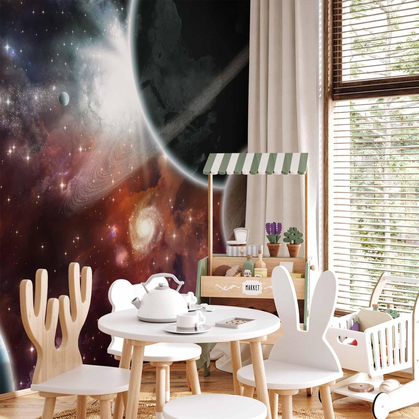 artgeist Wall Mural Cosmos Galaxy 157x110 in - XXL Non-Woven Wallpaper Fleece Wall Decor Photo Print Picture Image Design Home 10110905-32