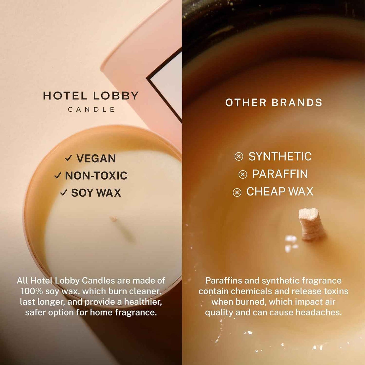 Hotel Lobby Aspen Candle – Luxury Hand-Poured 9.75oz Soy Wax with Cedarwood, Leather, Golden Embers, Smoke, and Pine – Infused with Essential Oils, 65-Hour Burn Time, Reusable Vessel, Clean Burn