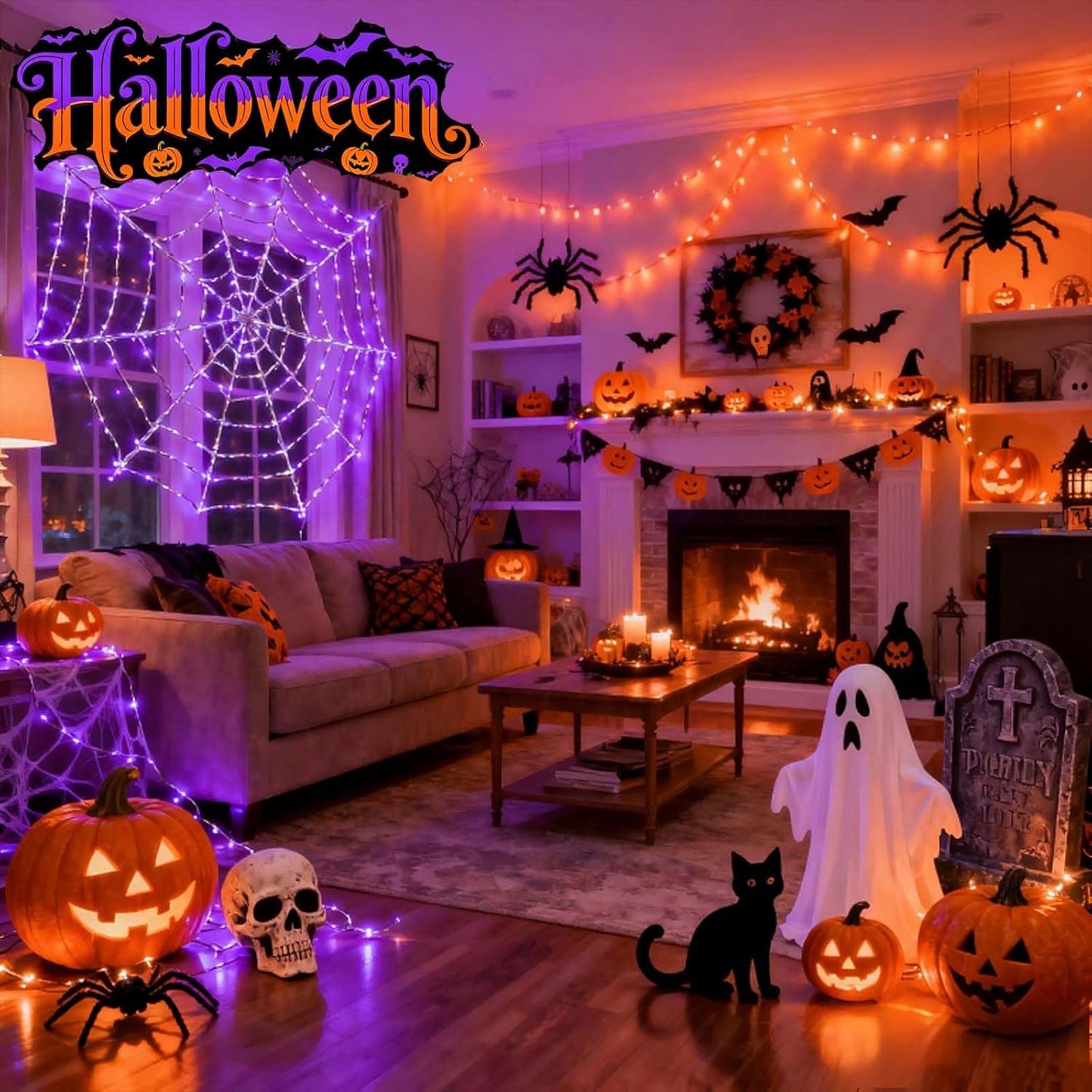 LitHome 300LED 99FT Led Fairy Lights Plug in, Color Changing Fairy Lights with Remote, 9 Modes Led String Lights Indoor Dimmable, Fairy String Lights for Fall Halloween Christmas Bedroom Dorm Decor