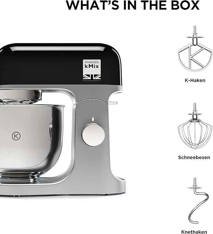Kenwood KMX750BK/ KMix Stand Mixer 1000W (Black)