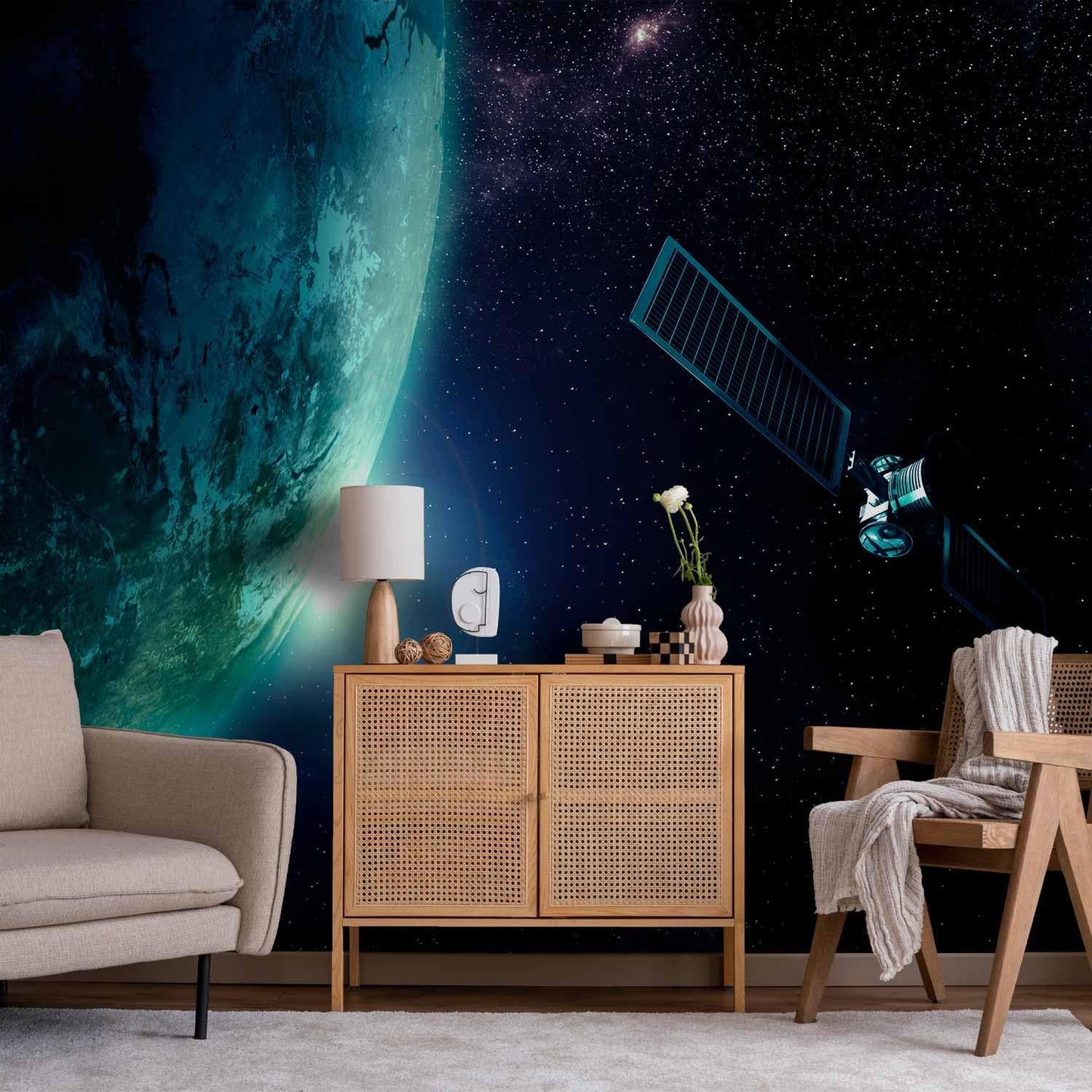 artgeist Wall Mural Cosmos Galaxy 177x124 in - XXL Non-Woven Wallpaper Fleece Wall Decor Photo Print Picture Image Design Home n-B-0007-a-c