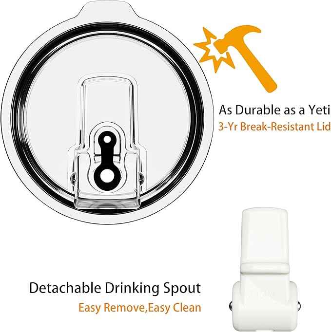 For Travel & Gym – Never Drink from a Moldy Lid Again: 40oz Hygienic Tumbler, 100% Leakproof Lid & Removable Foldable Spout. Reinforced Base, Fits Cup Holders - Cream