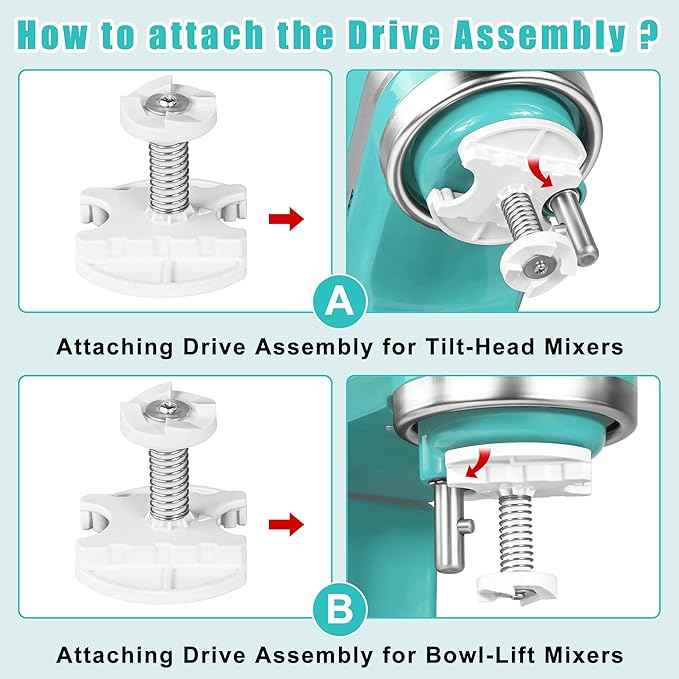 Ice Cream Maker Attachment for KitchenAid Stand Mixer, Kithcen aid Ice Cream Maker Attachment - Compatible with 4.5 QT and Larger Stand Mixers, 2-Quart Frozen Ice Cream Bowl for Homemade Frozen Treats