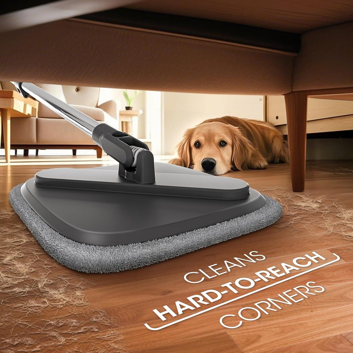 Mop and Bucket Set, Spin Mop with Separate Dirty Water System, Deep-Cleaning Mops for Floors, Versatile Mops for Walls