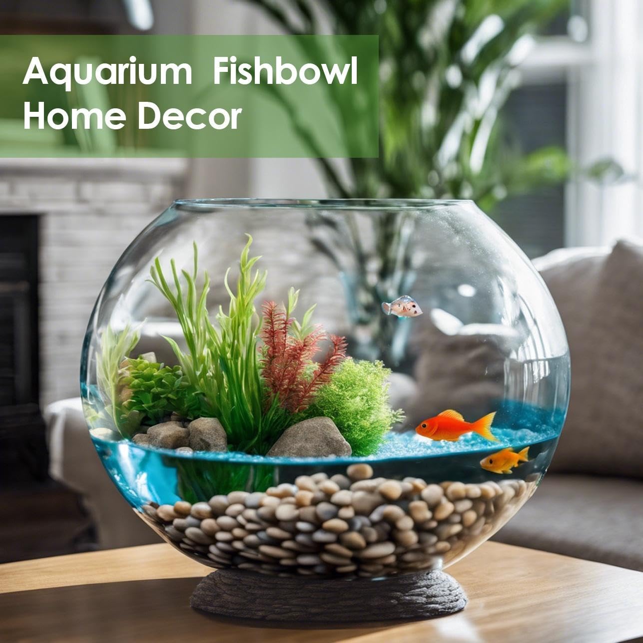 Craft And Party, Glass Bubble Vase, 8" Height x 10" Width Glass Fish Bowl, Bubble Bowl for Terrarium, Flower Centerpiece