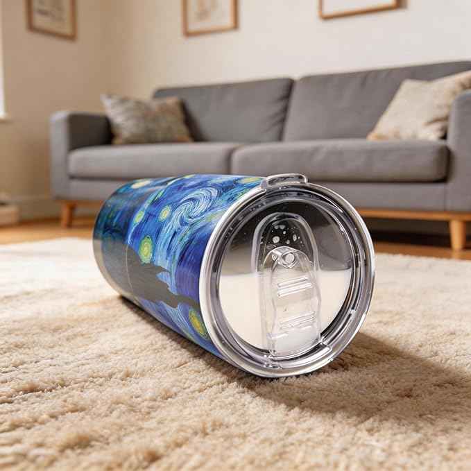Jormungand 30 oz Tumbler Stainless Steel Vacuum Insulated Travel Mug with Leak Proof Lid Double Wall Coffee Cup Water Bottle for Cold Beverages 30oz Tumbler Starry Night
