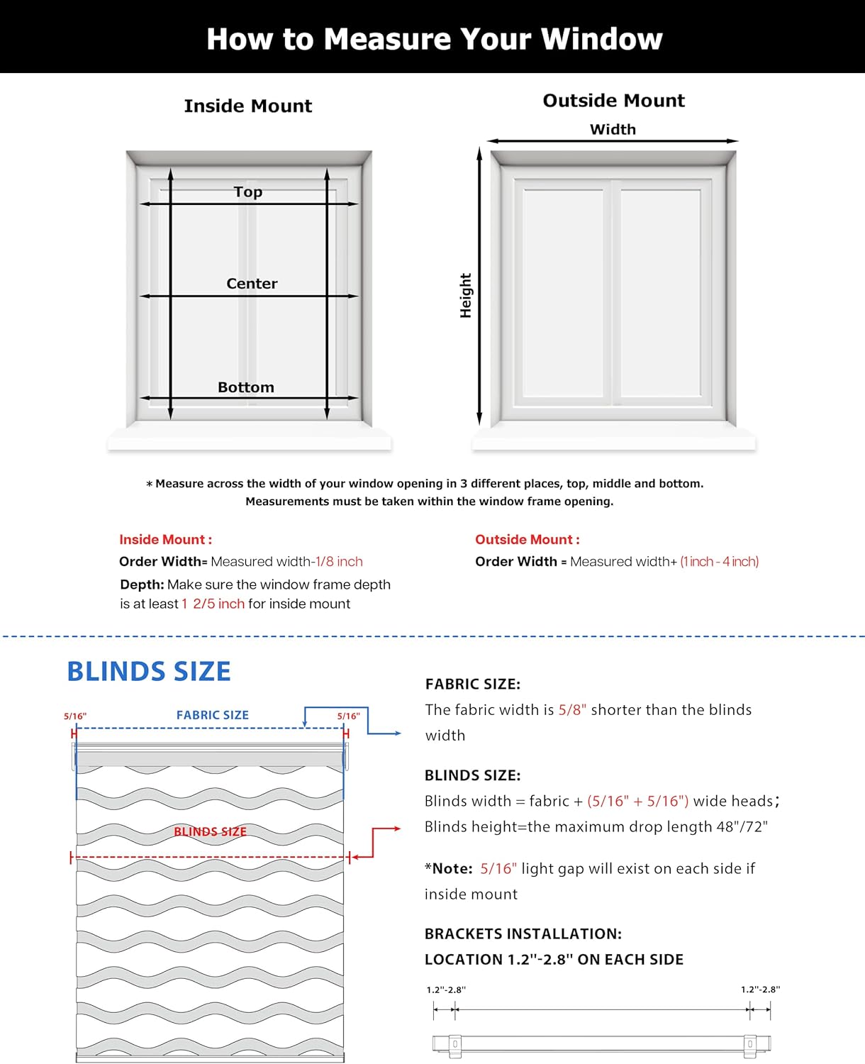 LazBlinds No Drill Cordless Zebra Blinds for Indoor Windows, Dual Layer Light Control Roller Shades for Day and Night, Light Filtering Sheer Shades for Home, 25" W x 72" H, White