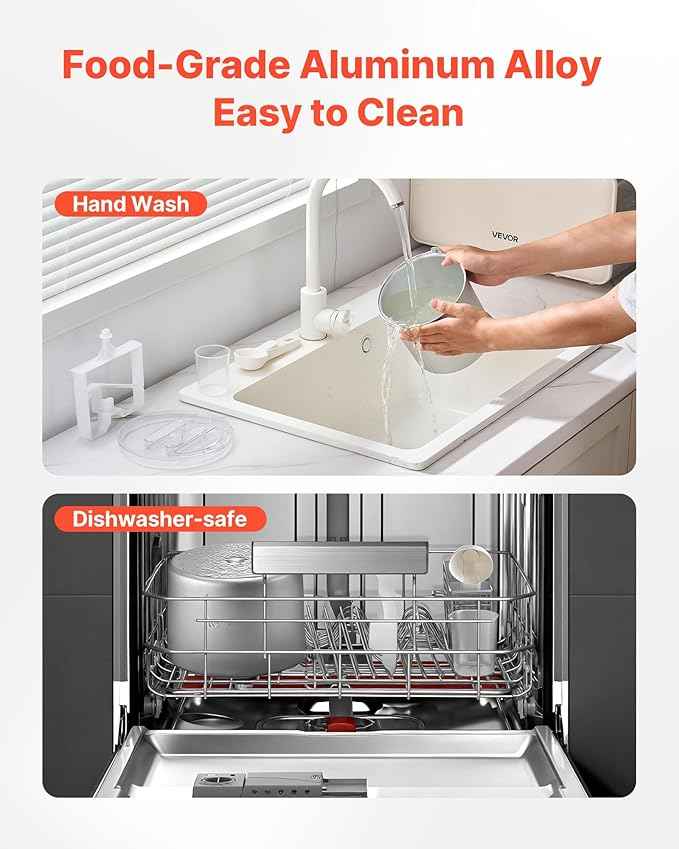 VEVOR Automatic Ice Cream Maker with Built-in Compressor, 2 Quart No Pre-freezing Gelato Maker, Electric Sorbet-Maker, 3 Modes Compressor Ice Cream Machine for Home Kitchen