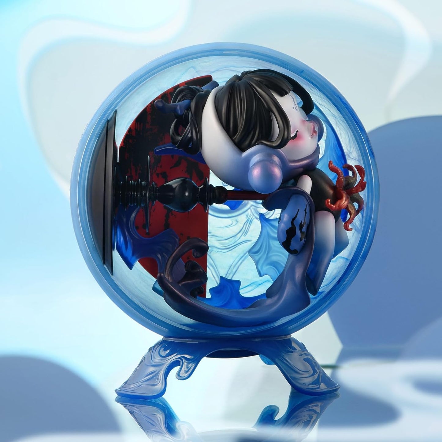 POP MART SKULLPANDA The Mirage Series Figures Blind Box Figures, Random Design Mystery Toys for Modern Home Decor, Collectible Toy Set for Desk Accessories, Whole Set