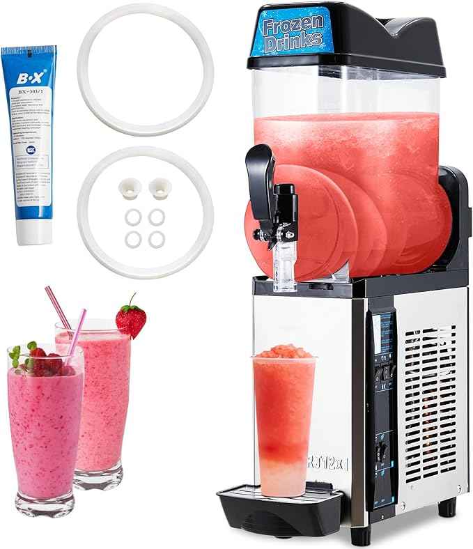 Garvee Slushie Machine 68 oz, Garvee All-in-One Slushy Maker for Home with LED Display & Auto-Clean, No Ice Needed & One-Touch Reservation, 6 Preset Programs for Frozen Margaritas, Ice Cream & Frappés