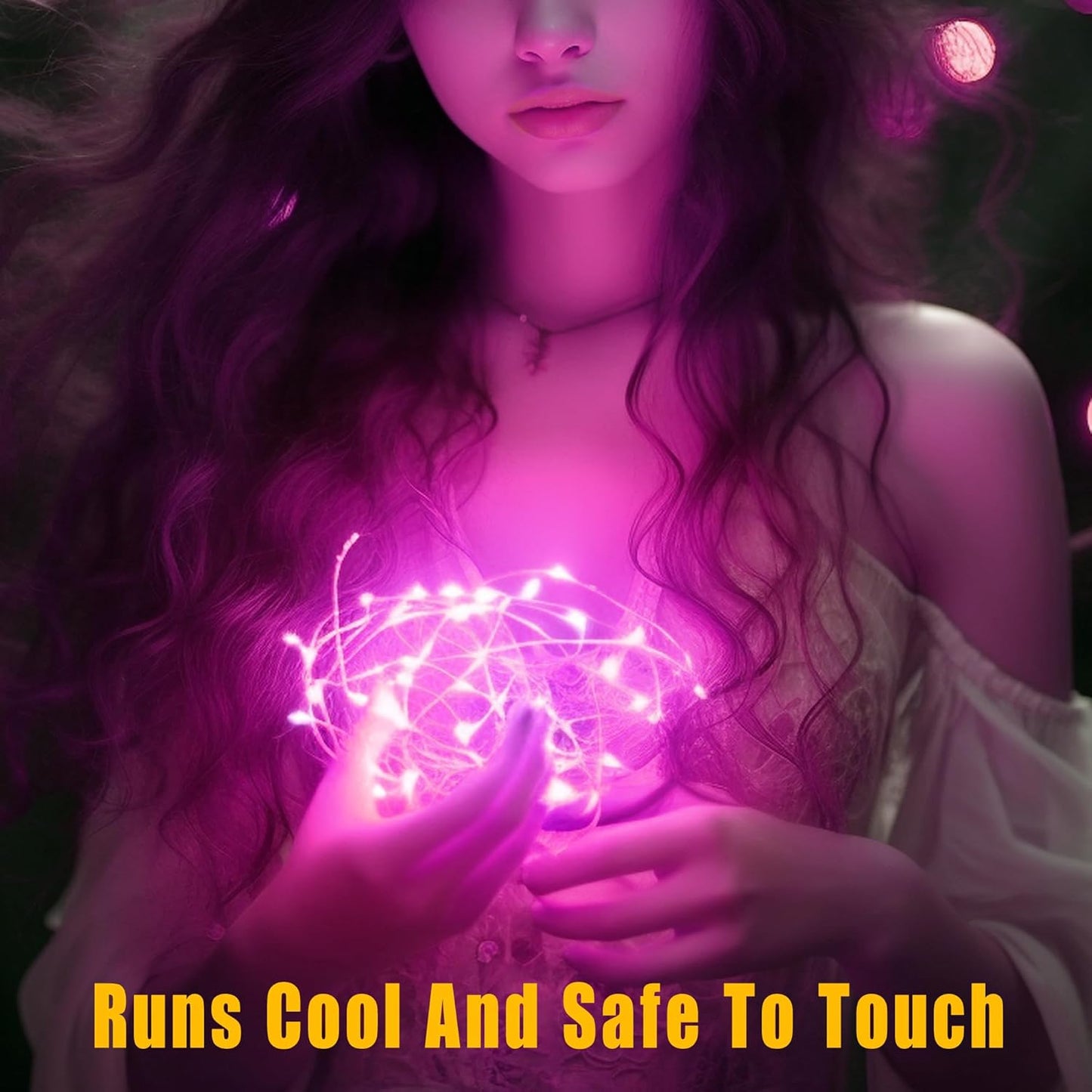 [6-Pack] 7Feet Starry String Lights,Fairy String Lights 20 Micro Starry Leds On Silvery Copper Wire 2pcs CR2032 Batteries Included,Works for Wedding Centerpiece,Party,Christmas Table Decor (Pink)