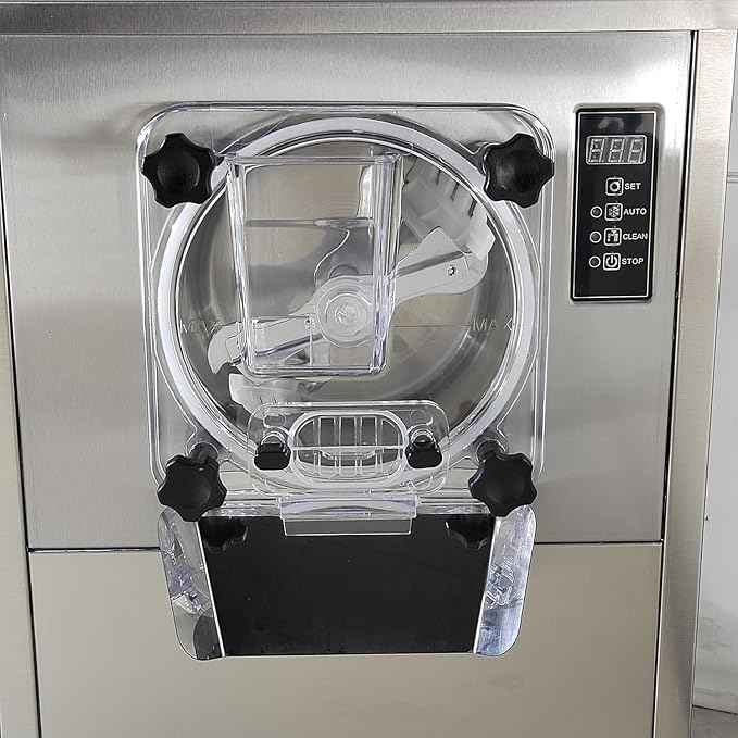 Kolice Commercial Desktop Hard ice Cream Machine, Counter top Hard ice Cream Maker, Ice Cream Machine, Snack Food Machine for Restaurant, Snack Bar, Ice Cream Shop