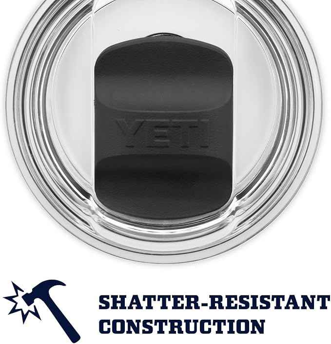 YETI Rambler 10 oz Tumbler, Stainless Steel, Vacuum Insulated with MagSlider Lid, Black