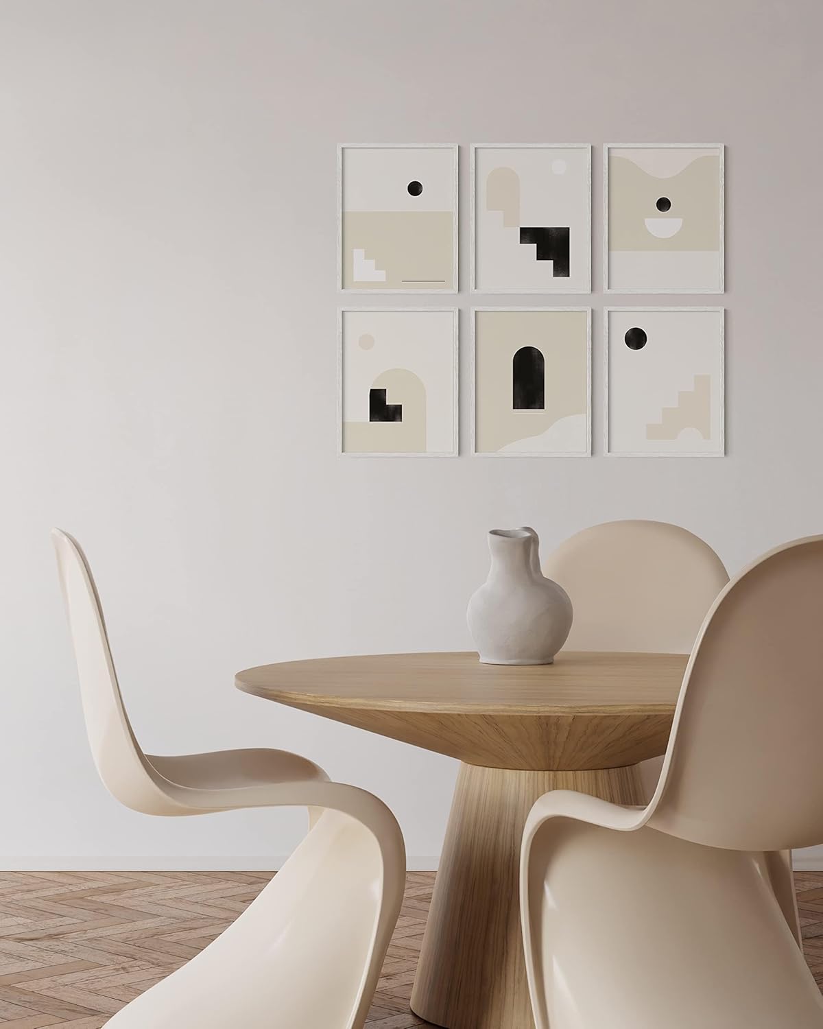 HAUS AND HUES Standalone White Oak Frames Set of 9-11x14