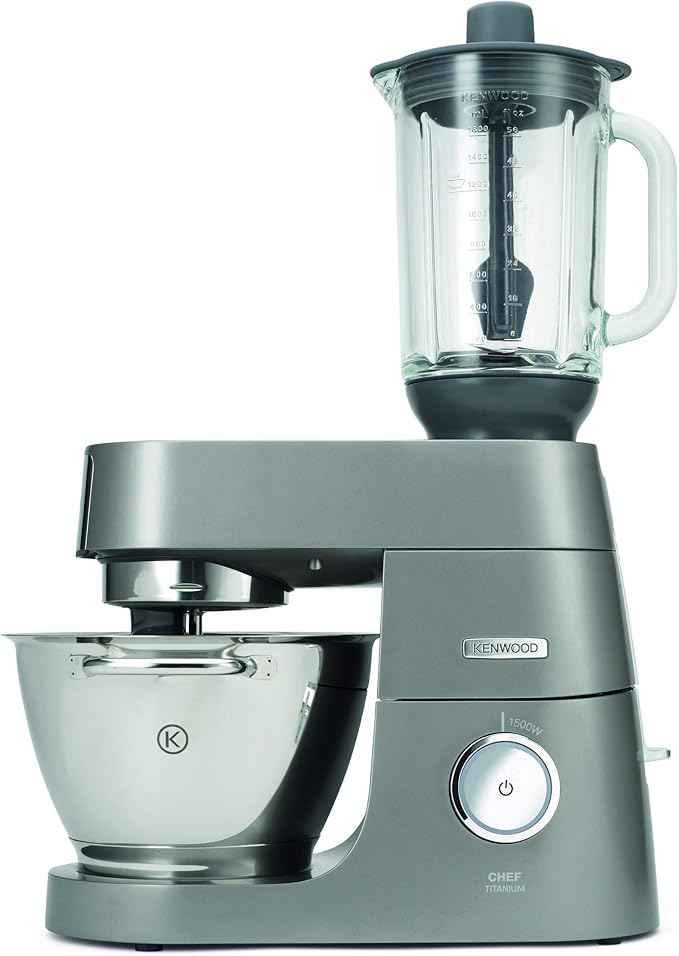 Kenwood KAH359GL Blender Attachment for Kenwood Kitchen Machines Glass and Black