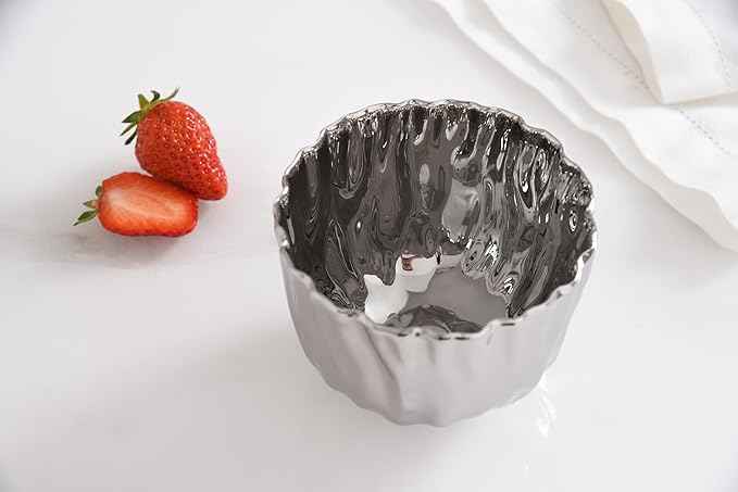 Pampa Bay Mascali Argento, Snack Bowl, 4" D x 3"