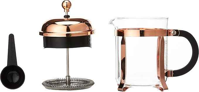 BODUM Chambord 4 Cup French Press Coffee Maker, Copper, 0.5 l