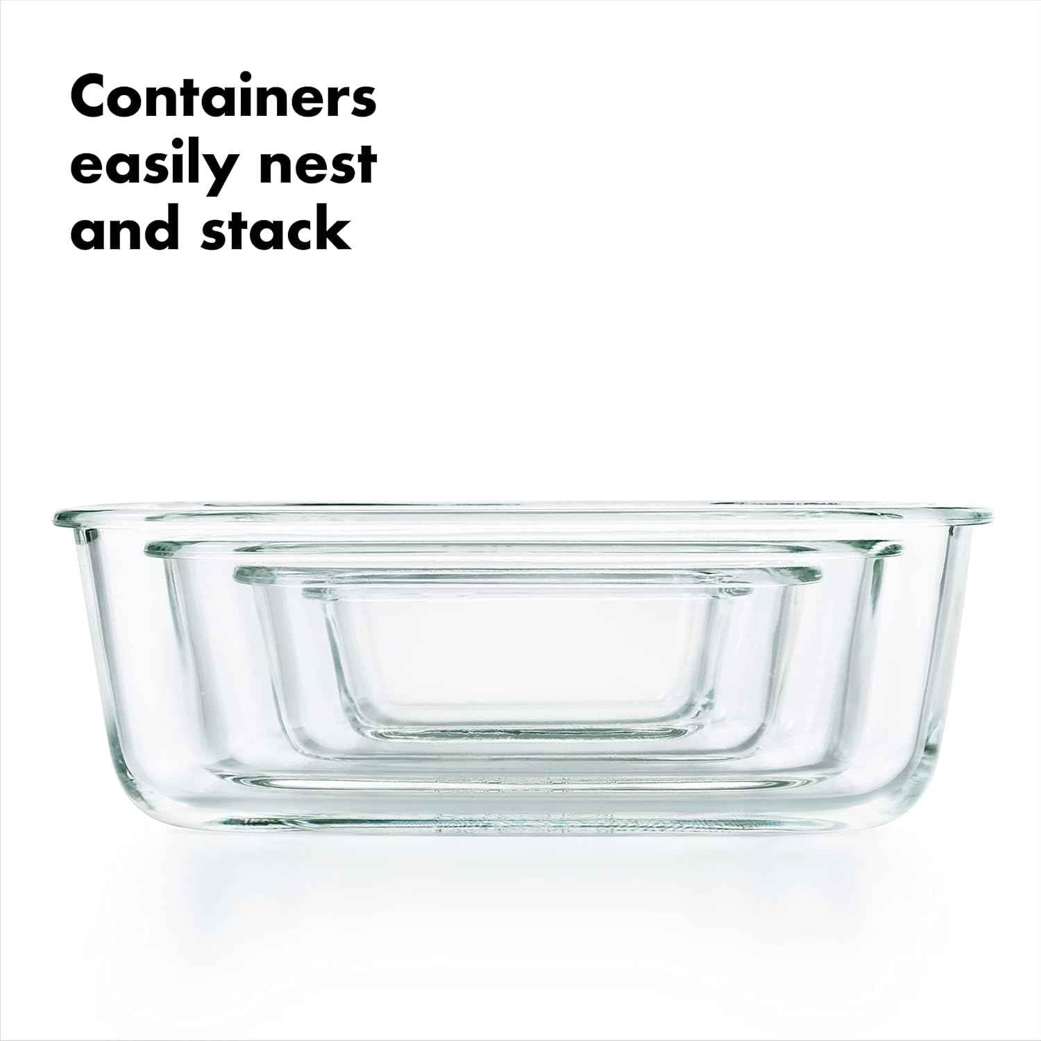 OXO Good Grips 16 Piece Glass Smart Seal Airtight Everyday Container Set