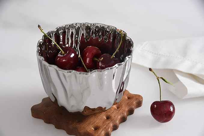 Pampa Bay Mascali Argento, Snack Bowl, 4" D x 3"