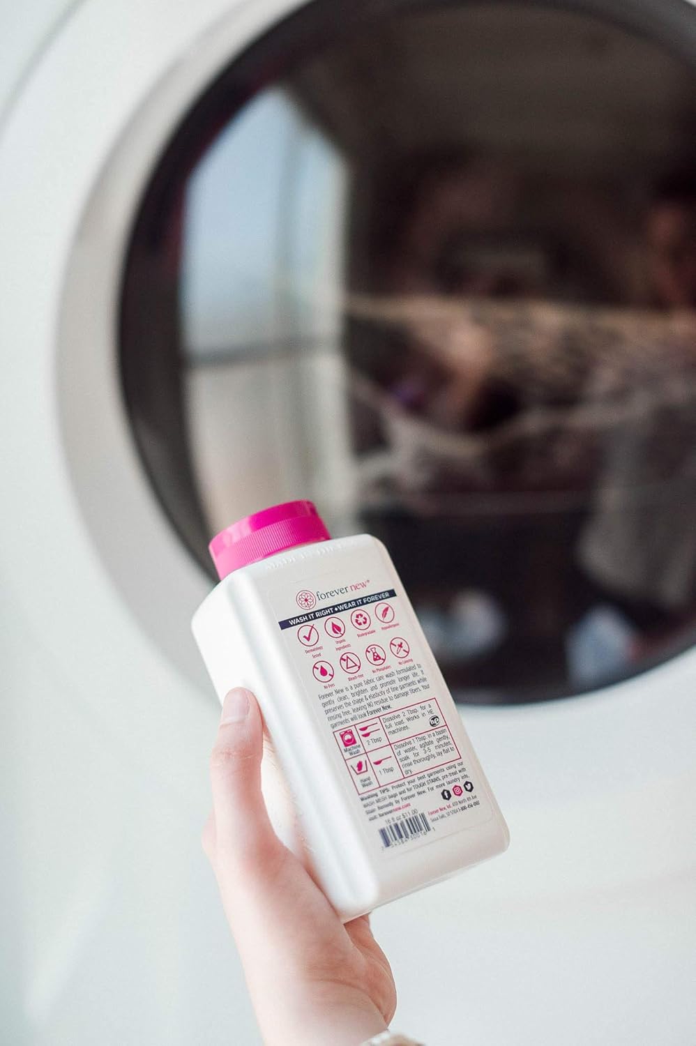 FOREVER NEW Liquid Laundry Detergent – Nontoxic Hypoallergenic Laundry Soap, Safe for Colors & Sensitive Skin - Essential Laundry Supplies, Delicate Fabric Care Wash (Original Scent, 32 fl. oz)