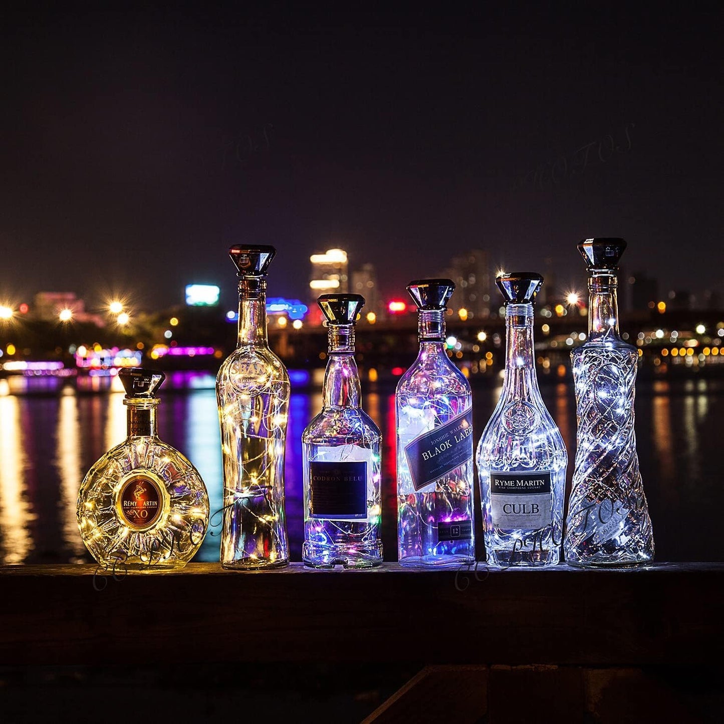 Upgraded 12 Pack Diamond Solar Wine Bottle Lights, 20 LEDs Waterproof Copper Light, Bottle Light Fairy Cork String Lights for Yard Patio Decor, DIY Birthday Gift for Mom Grandma Friend(3 Colors)