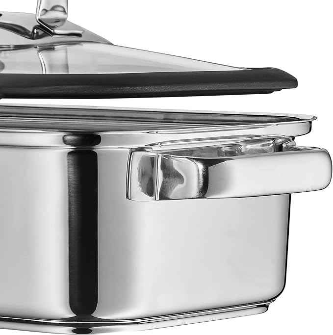 WMF Vitalis Compact Roaster with Silicone Seal, Silver