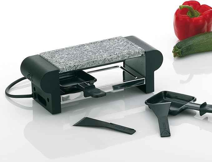 kela 66493 ‘Splügen’ Raclette Table with Black Granite for 2 People
