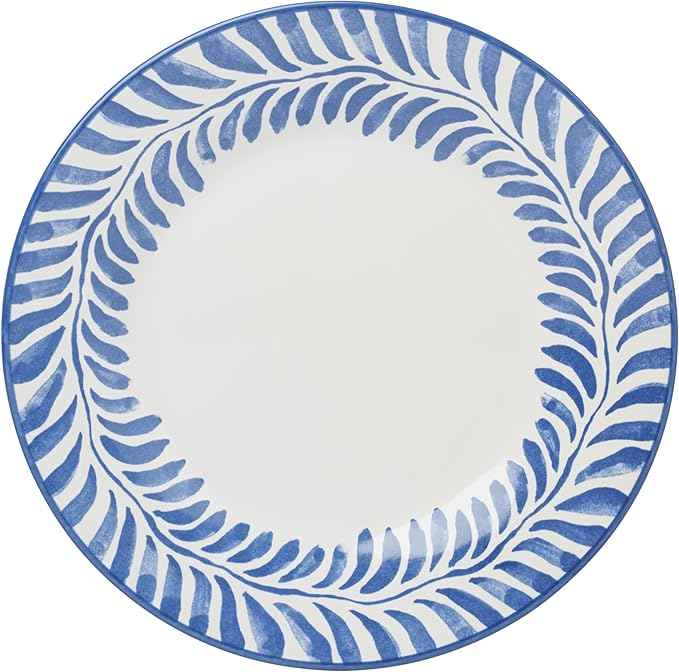 Oneida Dinnerware Set, Solear Blue 12-Piece Set, Service For 4, Stoneware Material, Dishwasher And Microwave Safe, Home And Kitchen, Kitchen And Dining, Dinner Plates And Bowls Sets (Blue, 12 Pieces)