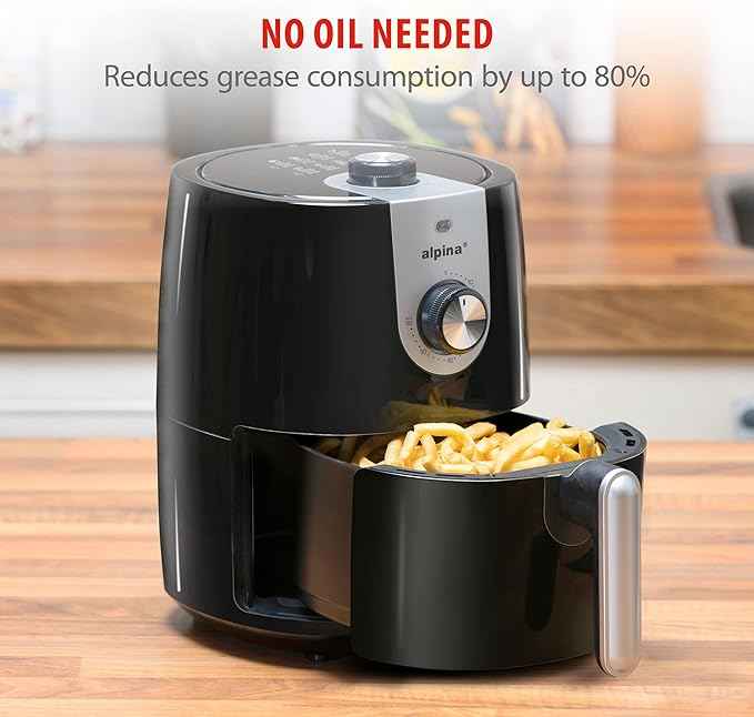 alpina Airfryer – Hot Air Fryer 230V – 2L – 900W