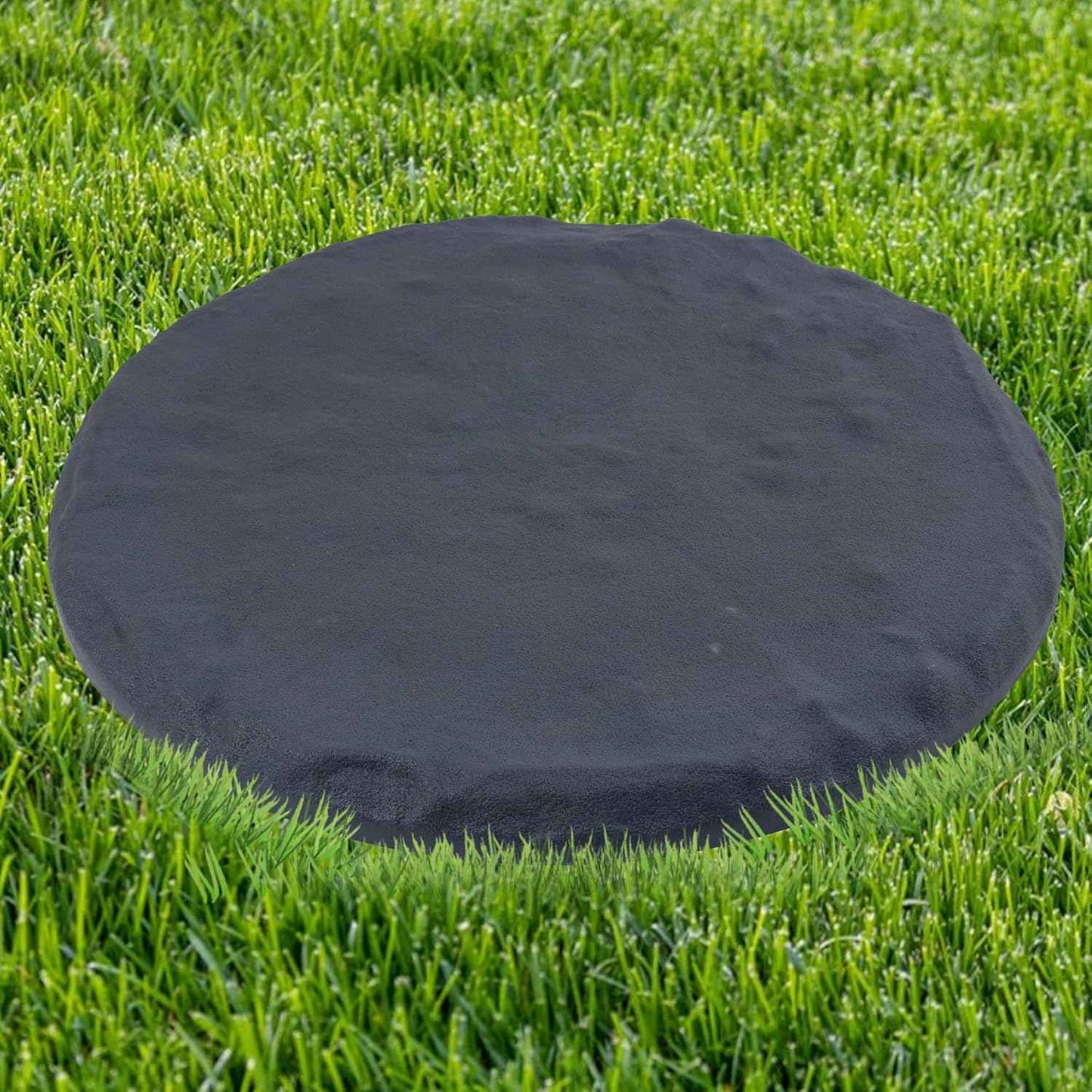 4Pcs Large Stepping Stones Outdoor Garden Walkway, Durable Plastic Pavers for Patio, Pathway, and Landscaping, Weatherproof Stepping Stones with Ground Stakes for Easy Installation