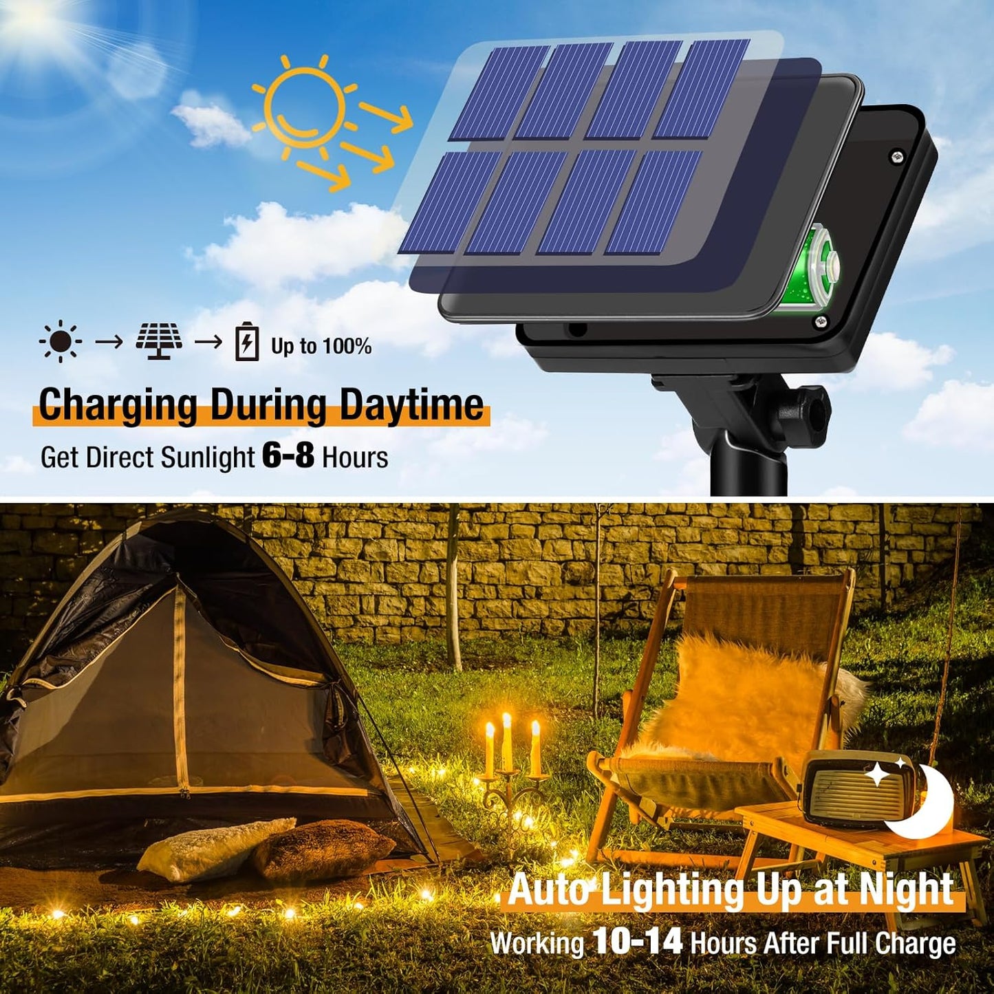 12 Pack Solar String Lights Outdoor, Total 960LED 396FT Solar Fairy Twinkle Lights Outdoor Waterproof 8 Modes Copper Wire Solar Lights for Outside Garden Patio Tree Christmas Wedding Party Decor