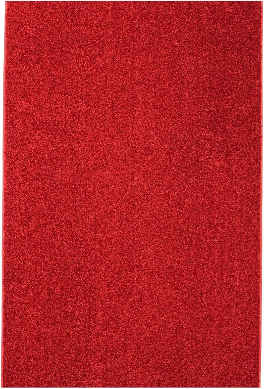 KOECKRITZ Soft and Colorful Kids Classroom Area Rugs (Passes Flammability Pill Test) Many Sizes and Bright Colors to Select from (8' x 10', Fire Engine)