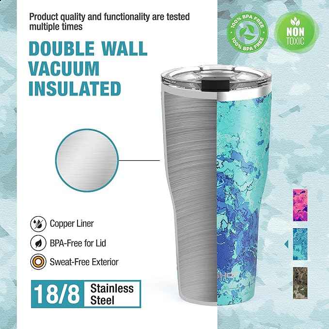 HAUSHOF 20 oz Tumbler, Stainless Steel Vacuum Coffee Tumbler, Durable Insulated Tumbler Cups for Hot and Cold Drinks, Portable Water Tumbler with Lid for Office, Camping, Sports