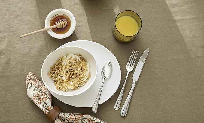 Lenox Dinnerware Set, Studio 1414 Curve 16-Piece Set, Service For 4, Bone China Material, Dishwasher & Microwave Safe, Home And Kitchen, Kitchen And Dining, Plates And Bowls Sets (White, 16 Pieces)