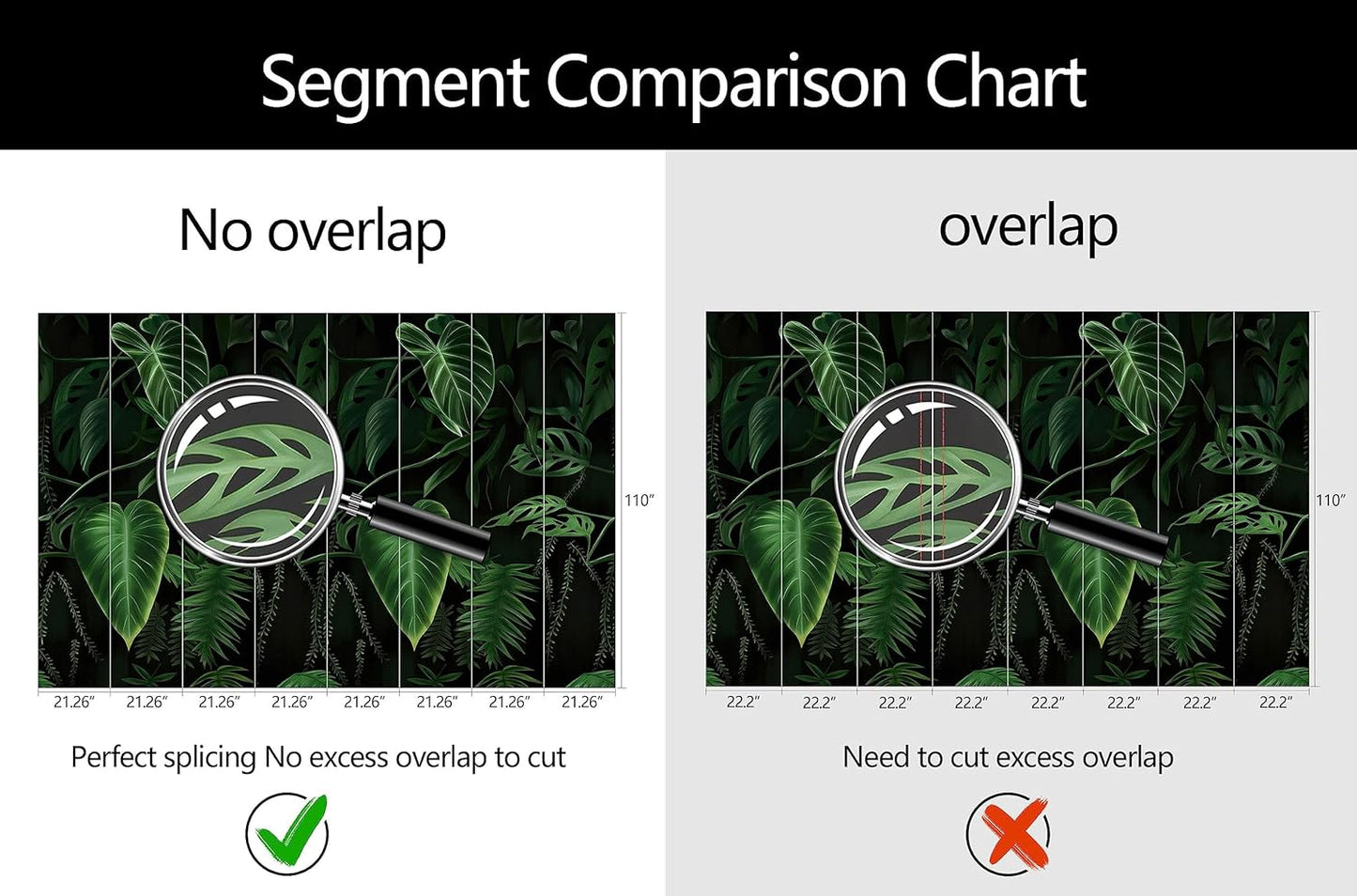 WFBHUA-Green Banana Leaf Wallpaper Mural Tropical Jungle Botanical Leaves Wallpaper for Living Room Bedroom(Not Peel and Stick)